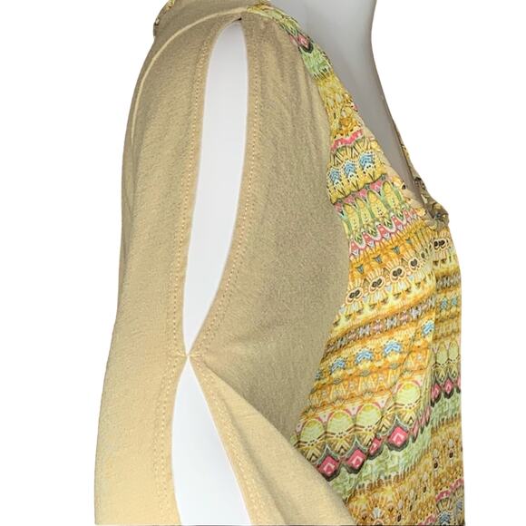 Daytrip Top Multicolor Tribal Print Long Sleeve Pullover Size M - Picture 5 of 9